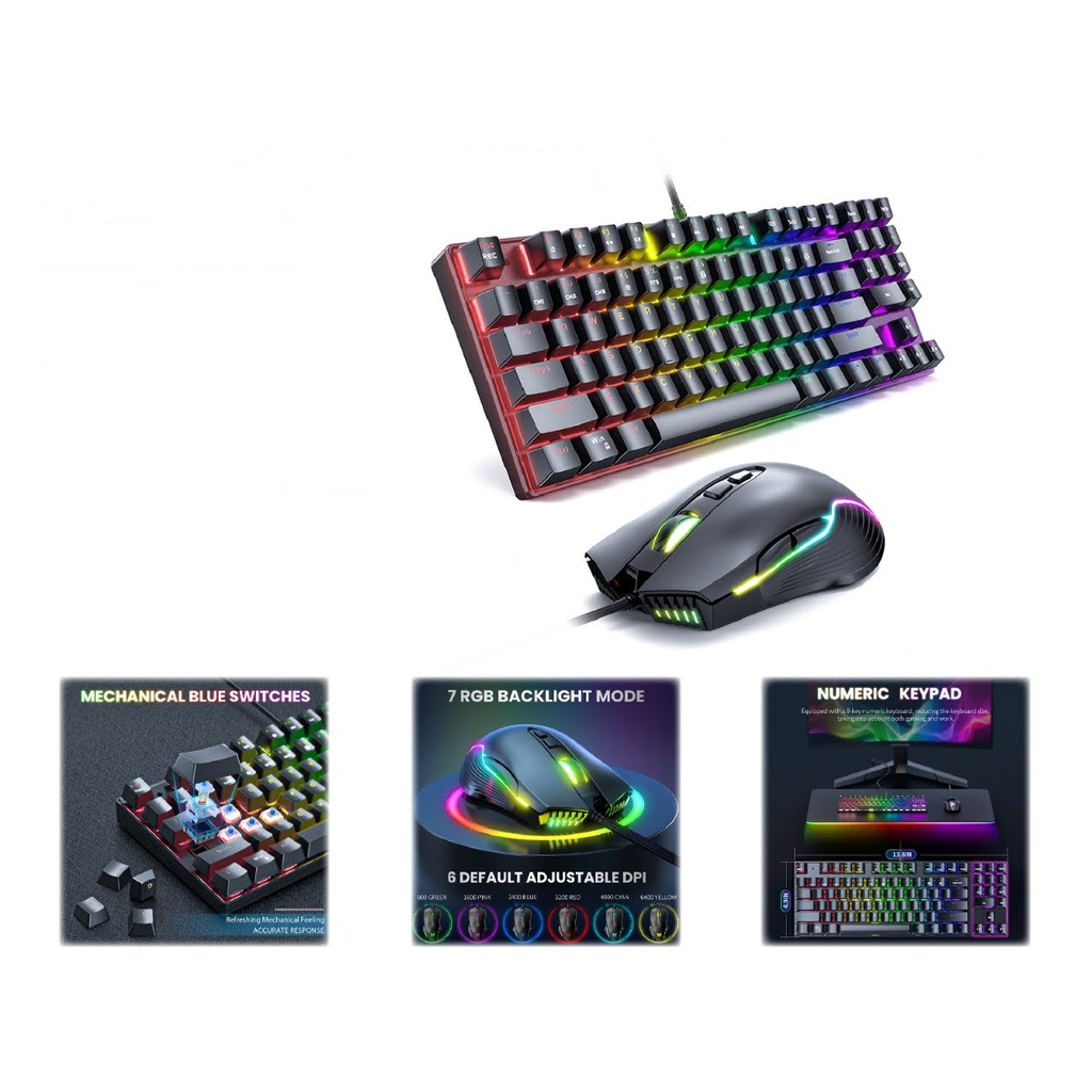 [G26 +CW905] Combo teclado mecanico y mouse RGB