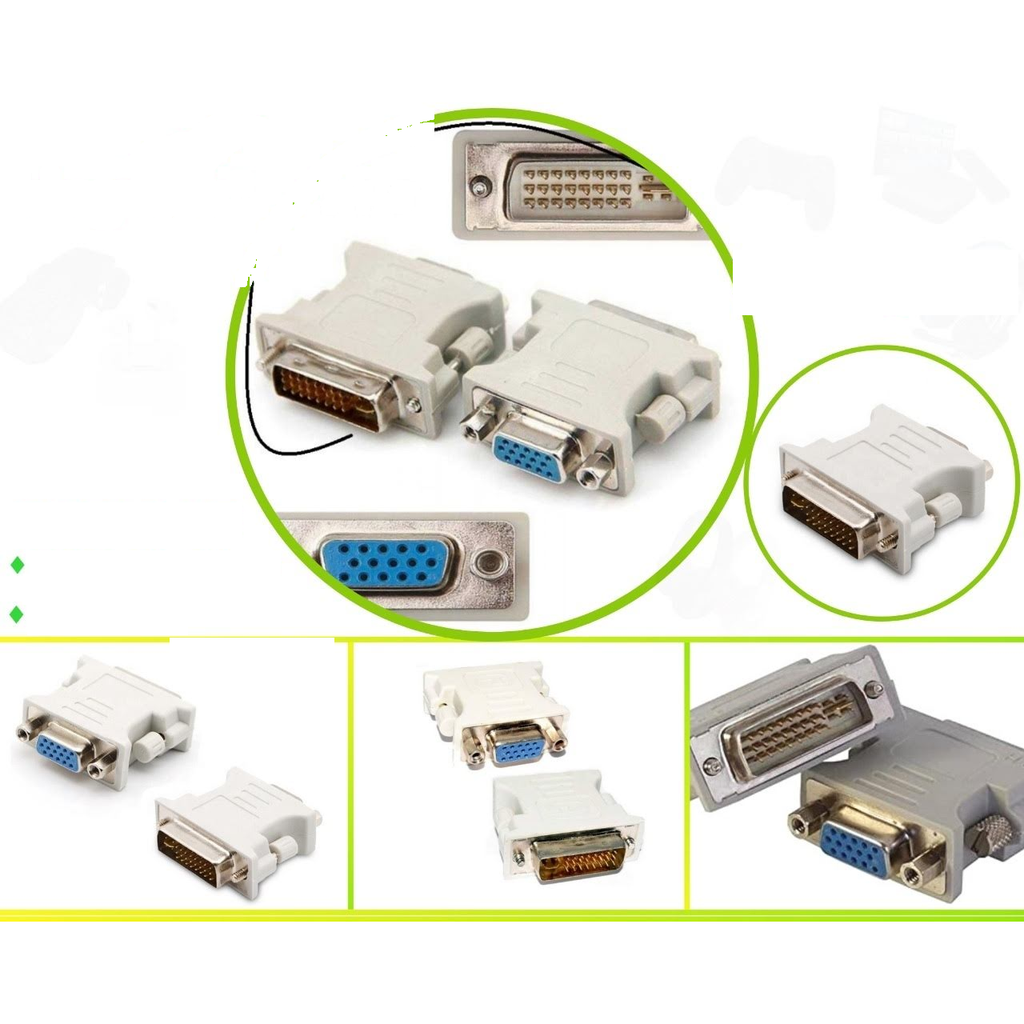 Adaptador DVI 24+5 macho a VGA hembra