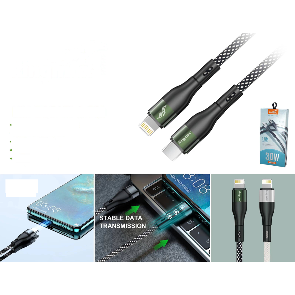 Cable de carga Lightning a Type-C 30W 1.5M