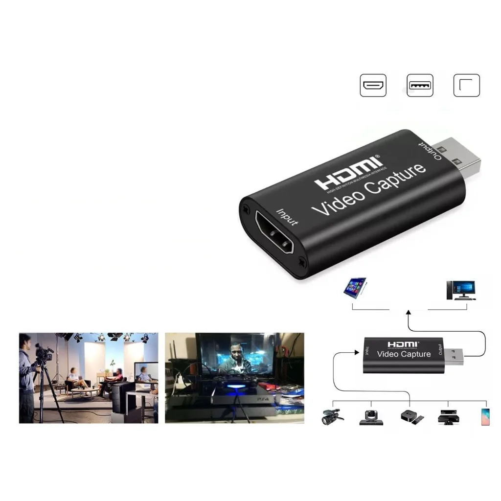 Capturadora de video HDMI a USB 2.0 4K 30FPS