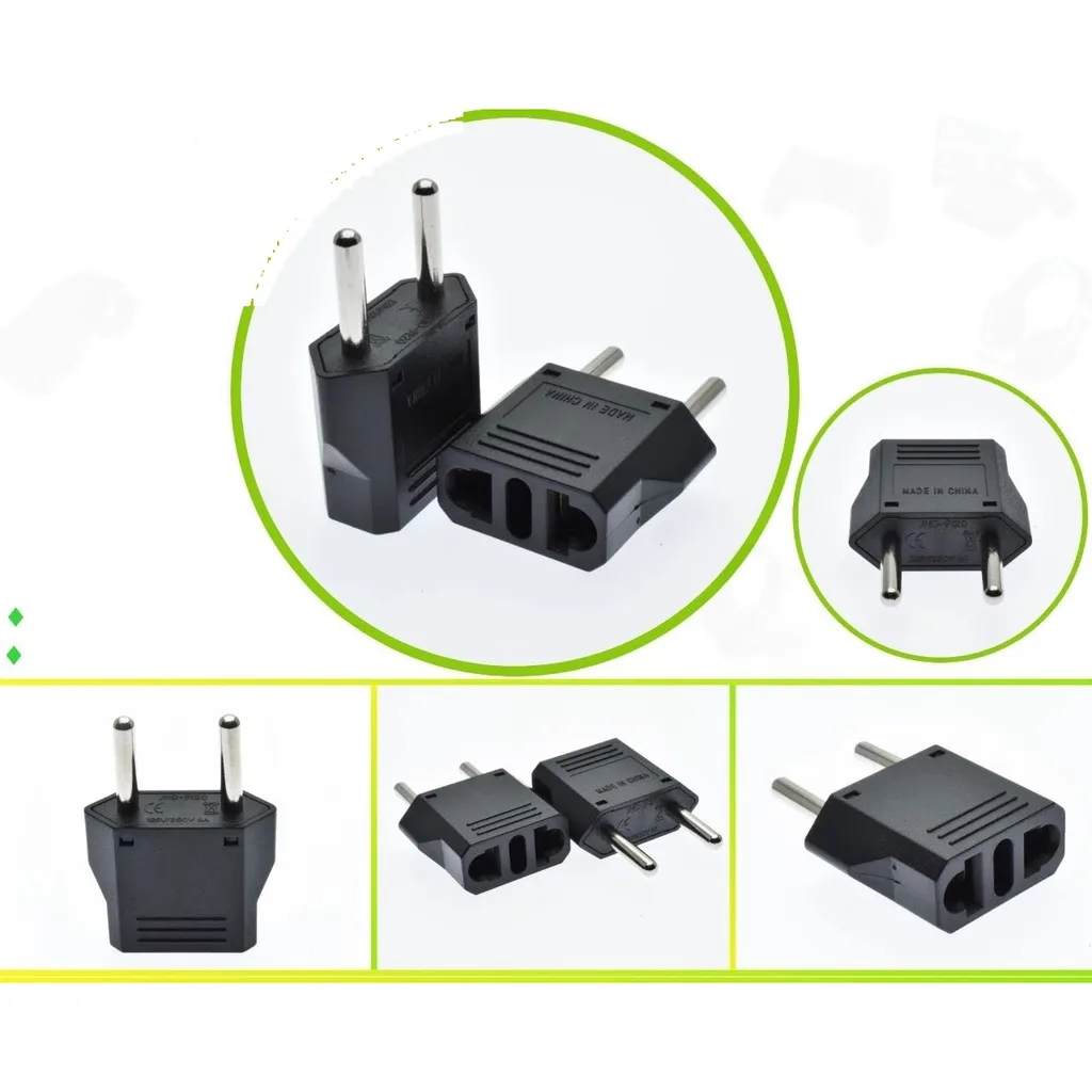 Adaptador de enchufe US a EU
