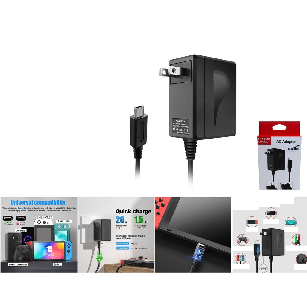 Adaptador de corriente para Switch