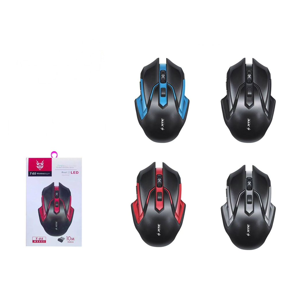 [T-05] Mouse inalambrico 2.4G con LED