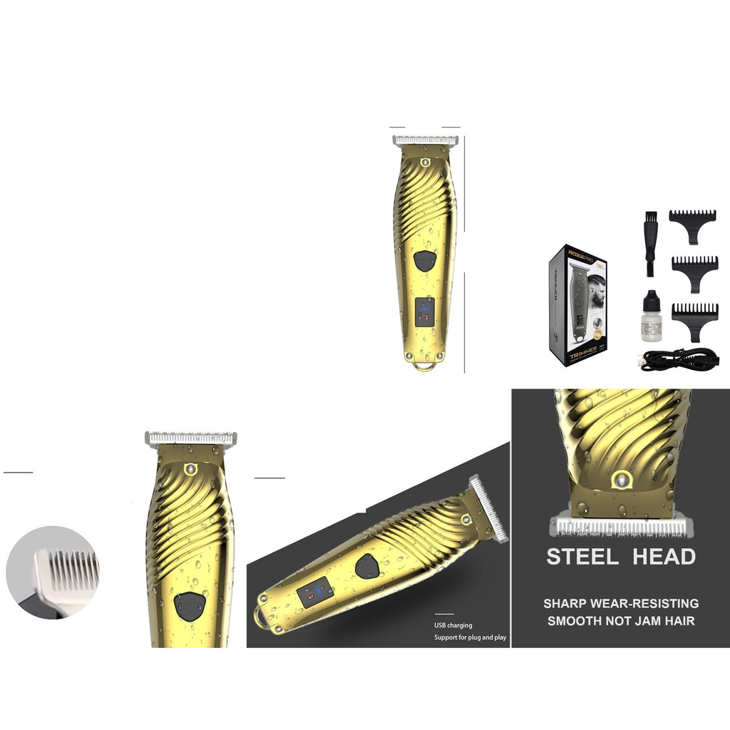 [HQ357] Maquina recortadora de cabello recargable diseno espiral