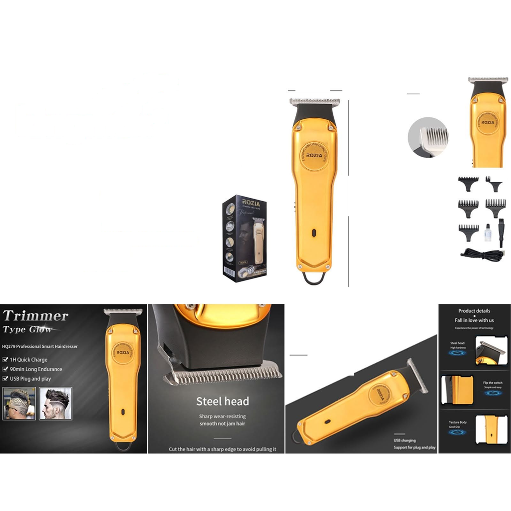 Maquina recortadora de cabello profesional recargable - Modelo HQ279