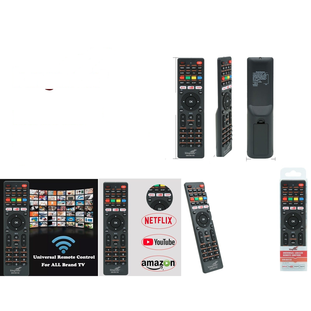 [KM-H9735] Control remoto universal para todas las marcas de TV