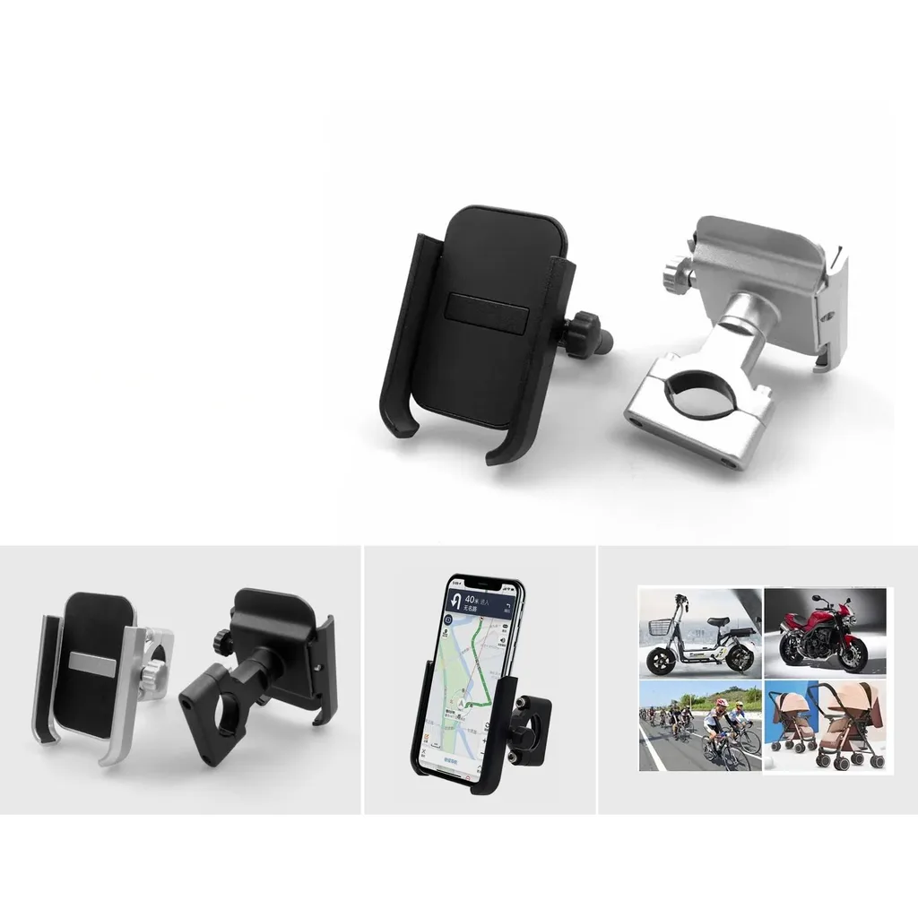 Soporte de celular para manubrio de moto y bicicleta