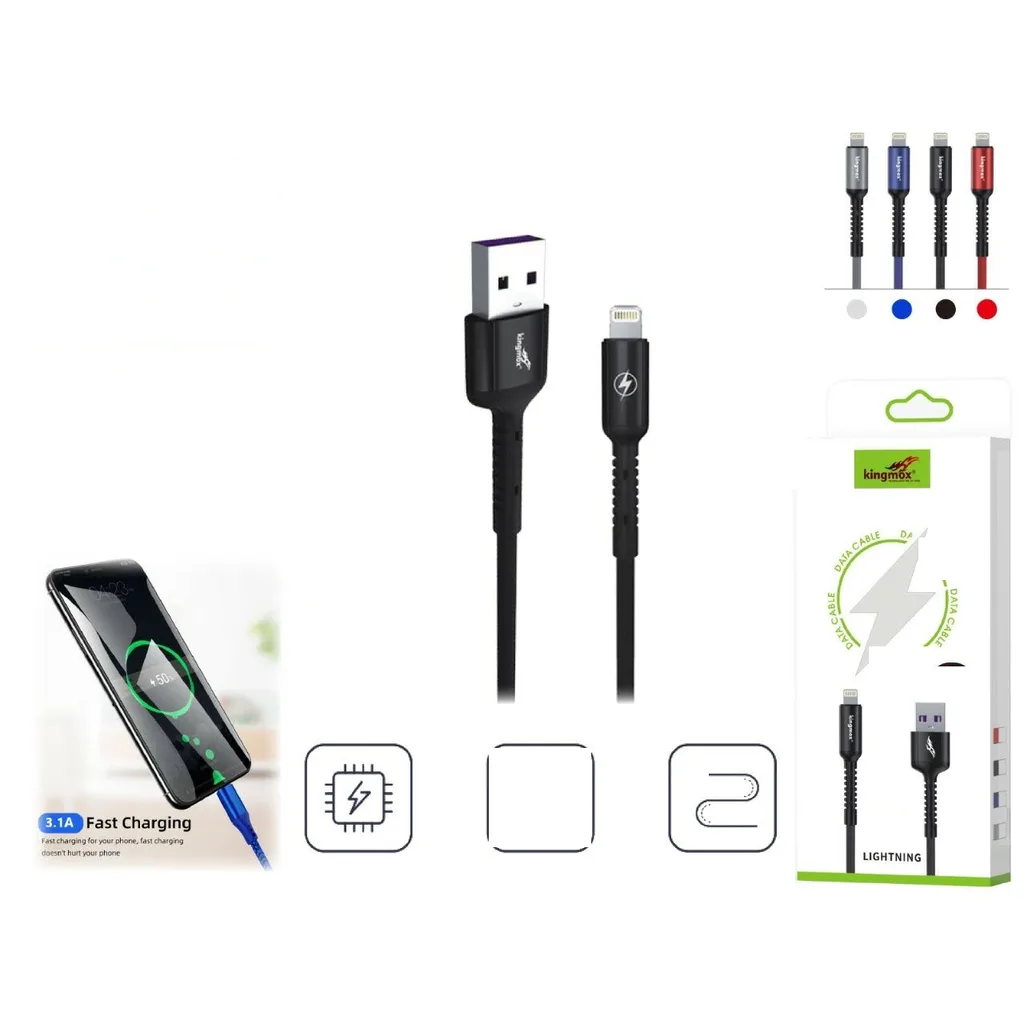 Cable de datos Lightning carga rapida 3.1A 2M