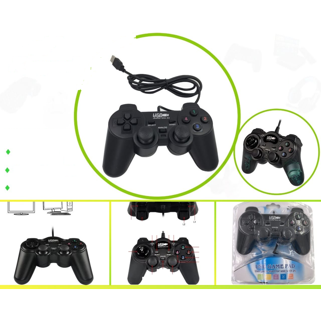 [UCOM208-1] Control de juego con conexion USB para PC y TV