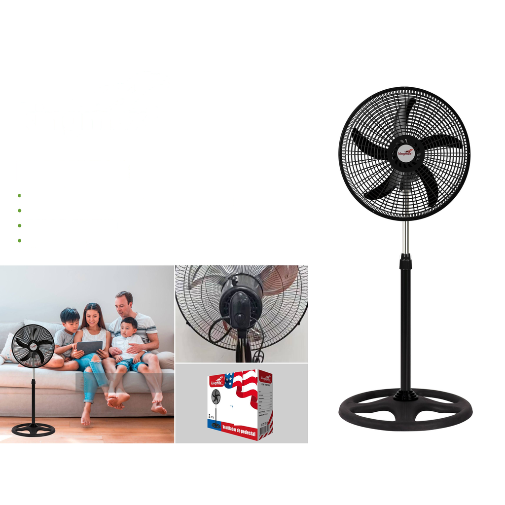 [KM-H9723] Ventilador de pedestal 18 pulg 110V 85W