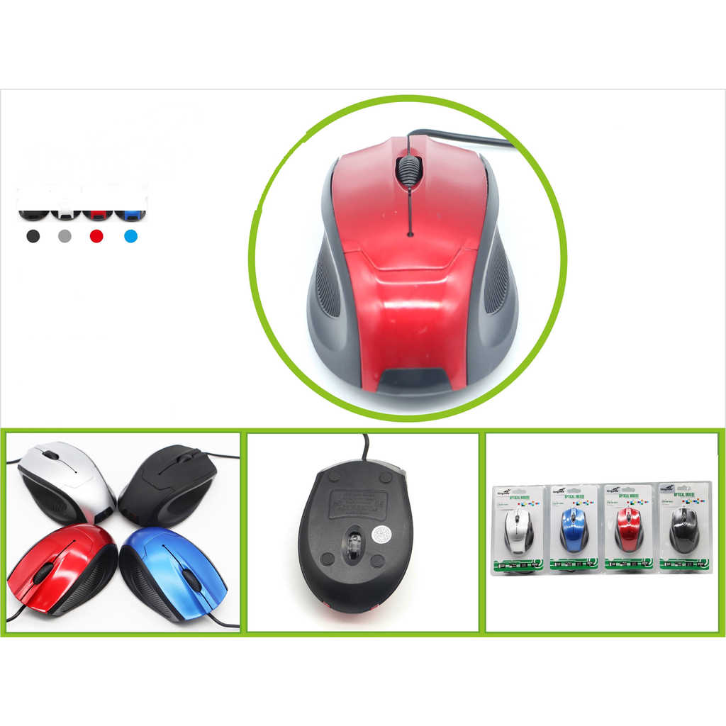 Mouse alambrico optico 3D pequeno