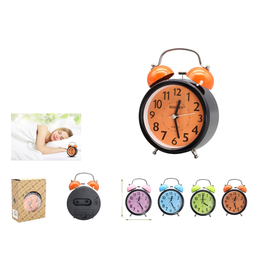 [KM-K2011] Reloj despertador analogico doble campana