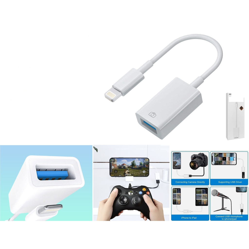 Adaptador USB a Lightning para camara