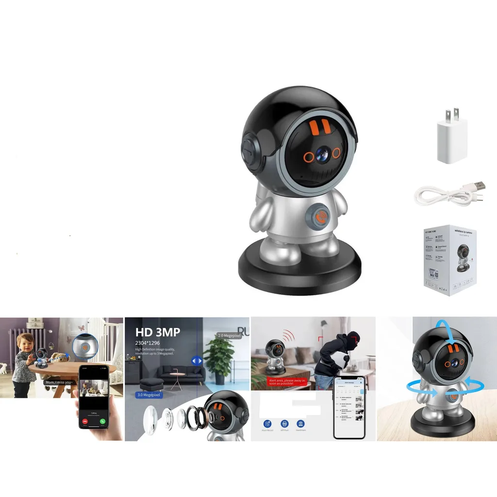 Camara de videollamada 4.0MP WiFi con deteccion de movimiento