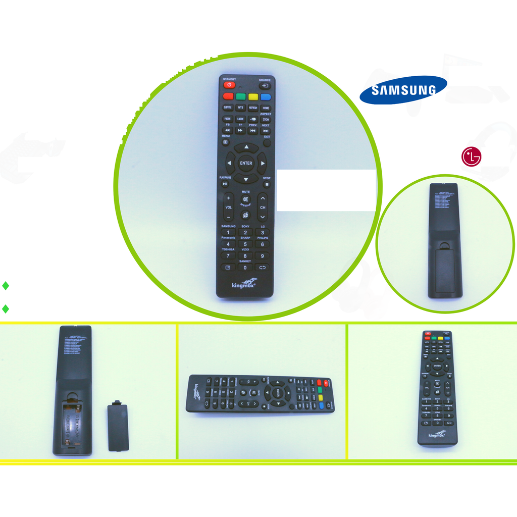 Control remoto universal para televisor
