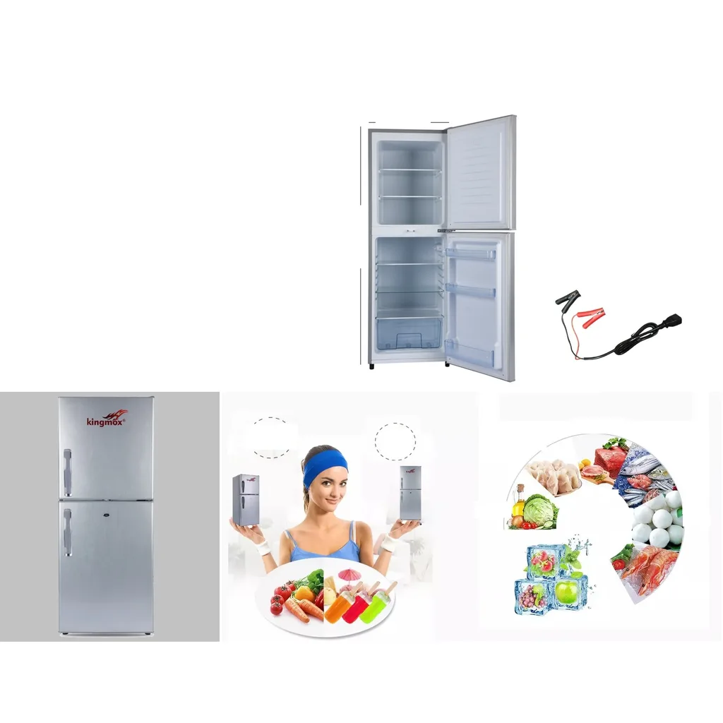 Refrigerador de dos puertas 198L a 12-24V