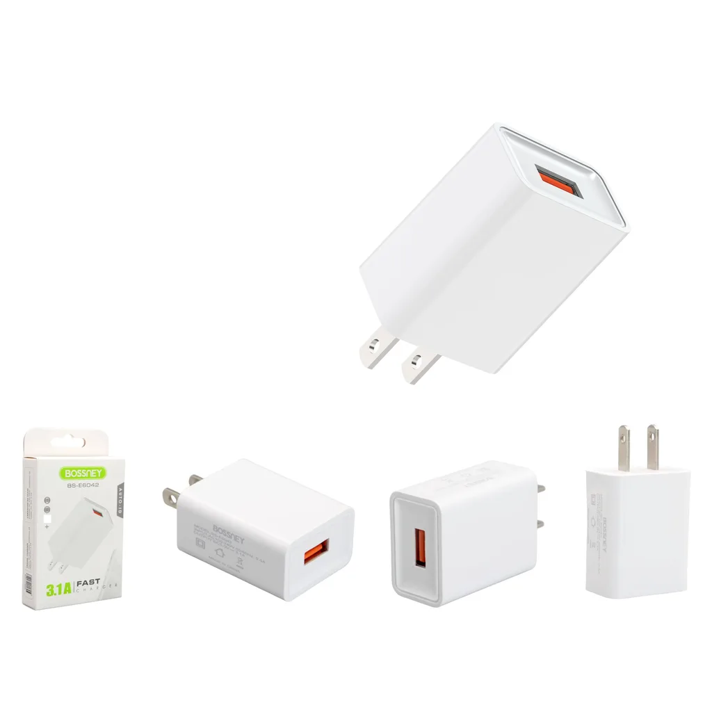 Cargador de pared USB carga rapida 3.1A