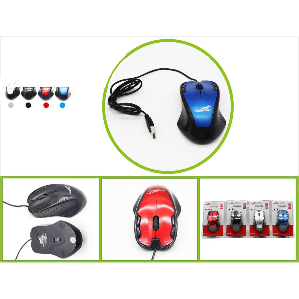 Mouse optico alambrico USB 3D
