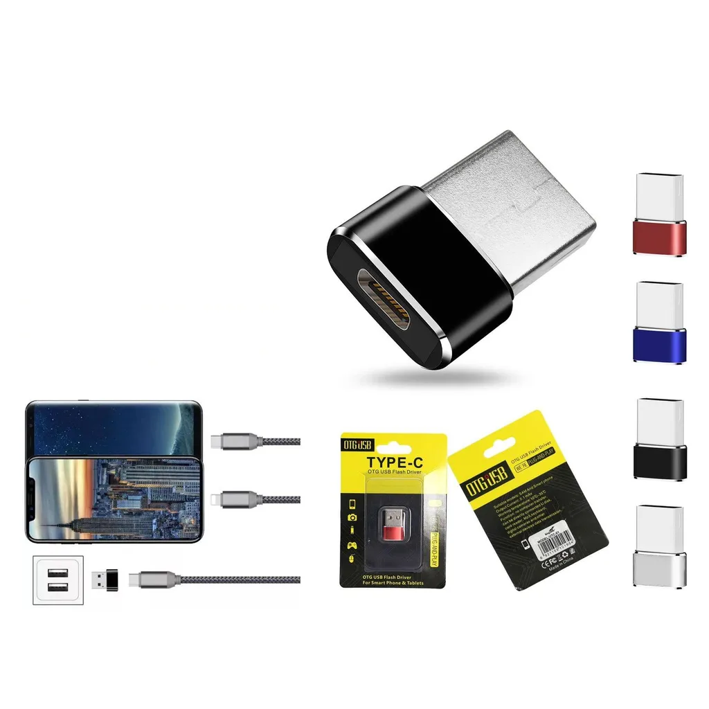 Adaptador USB-A a USB-C de datos y carga