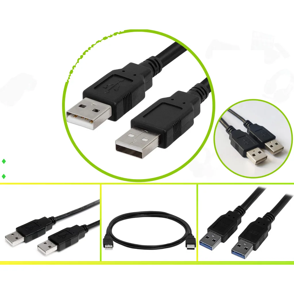 Cable USB tipo A a USB tipo A 1.5M