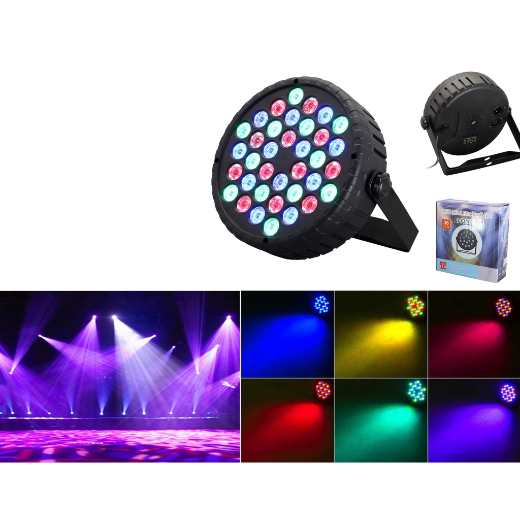 Lampara de escenario LED 36 LEDs RGB - Modelo AKL-8002