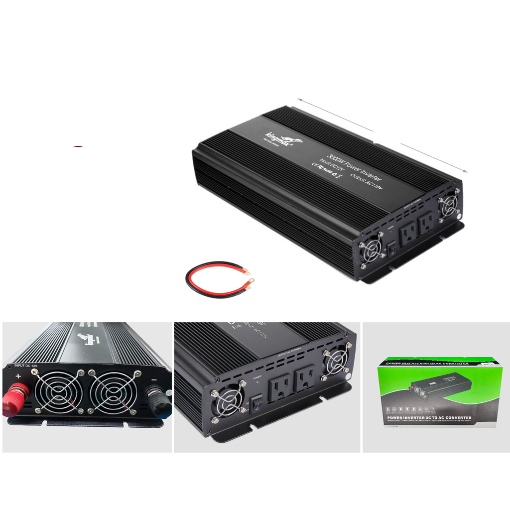 Inversor de corriente DC 12V a AC 110V 3000W