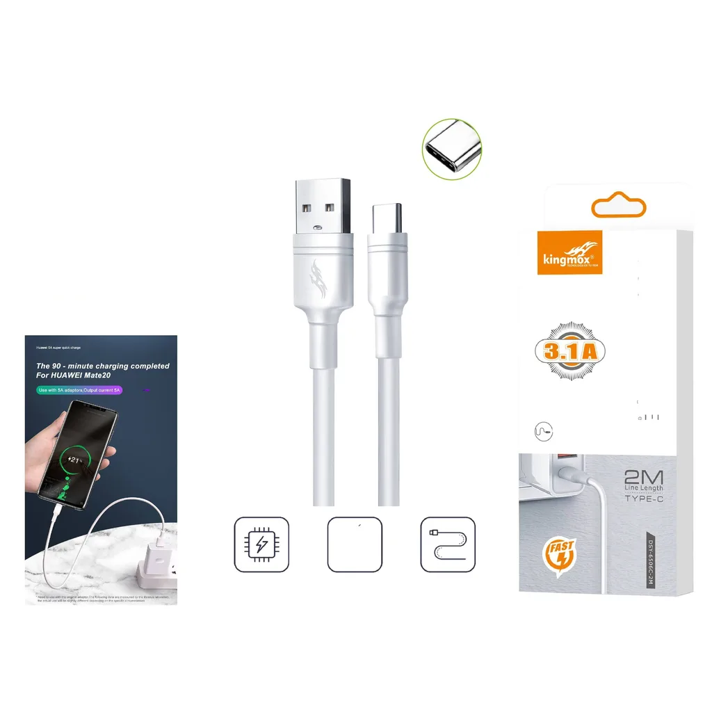Cable de datos USB a Tipo-C 3.1A 2M