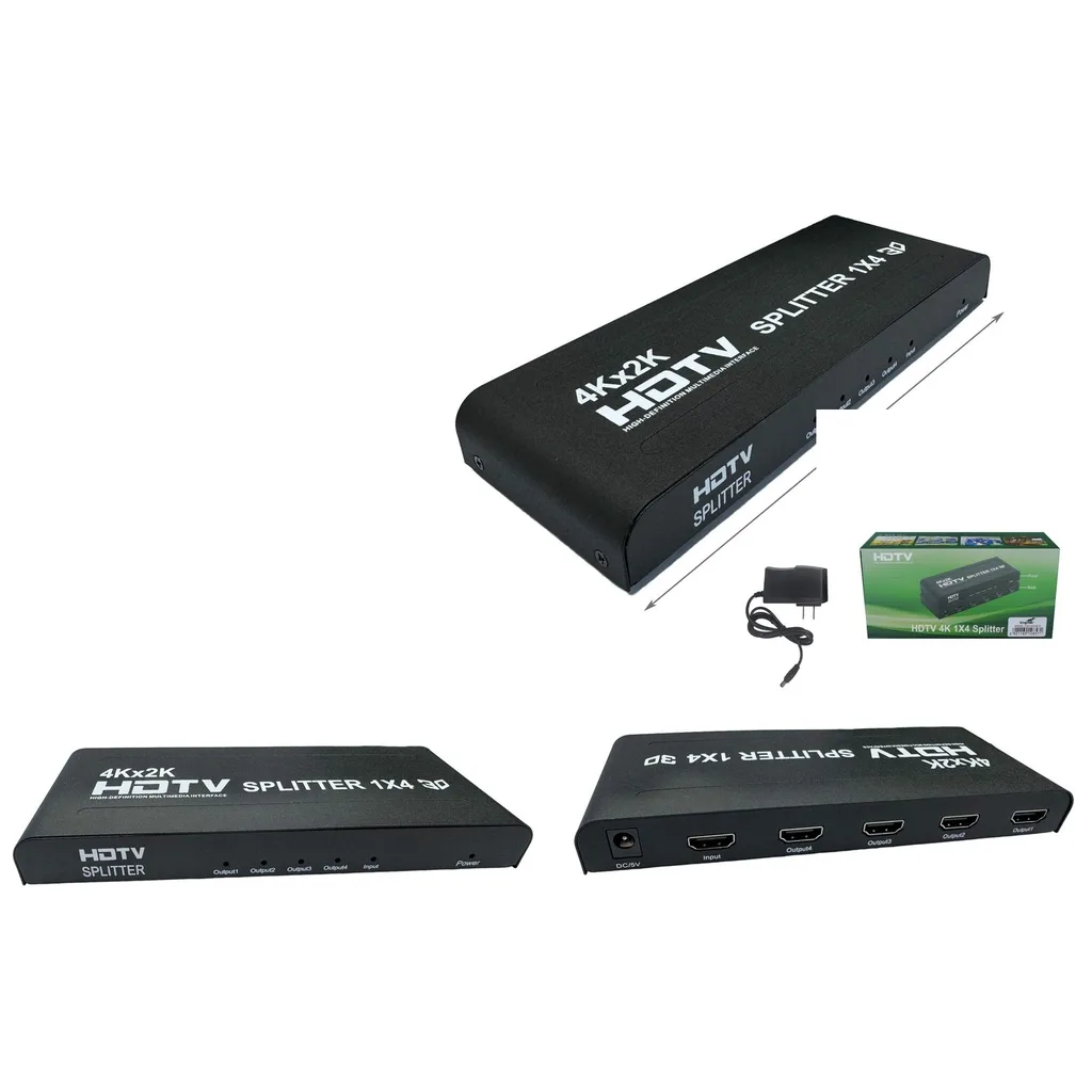 Repartidor splitter HDMI 4K 1x4 3D