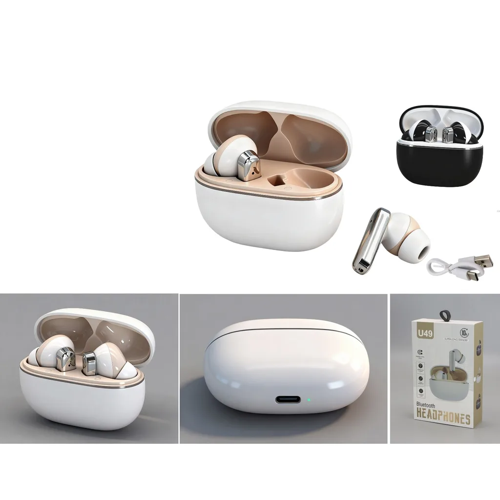 Auriculares inalambricos TWS Bluetooth con estuche de carga - Modelo U49