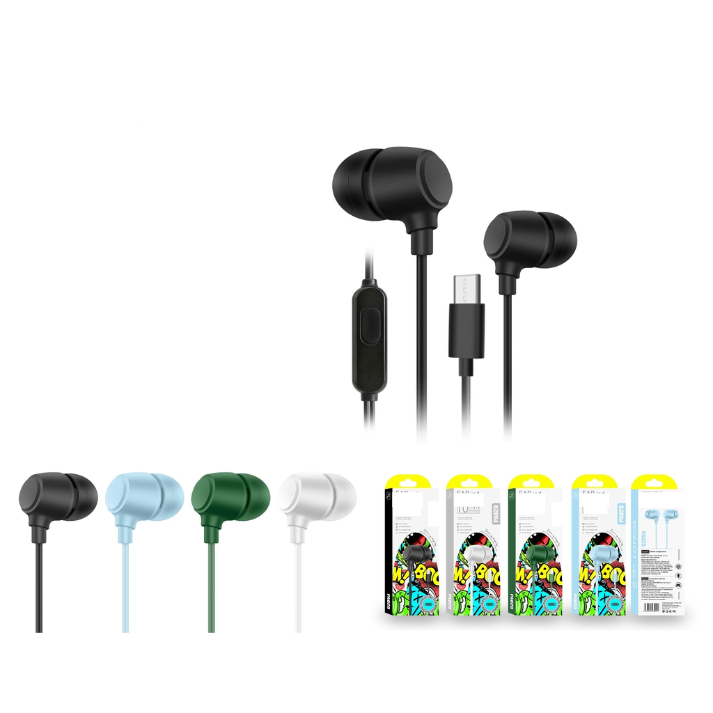 Auriculares in-ear con microfono Type-C - Modelo PA020