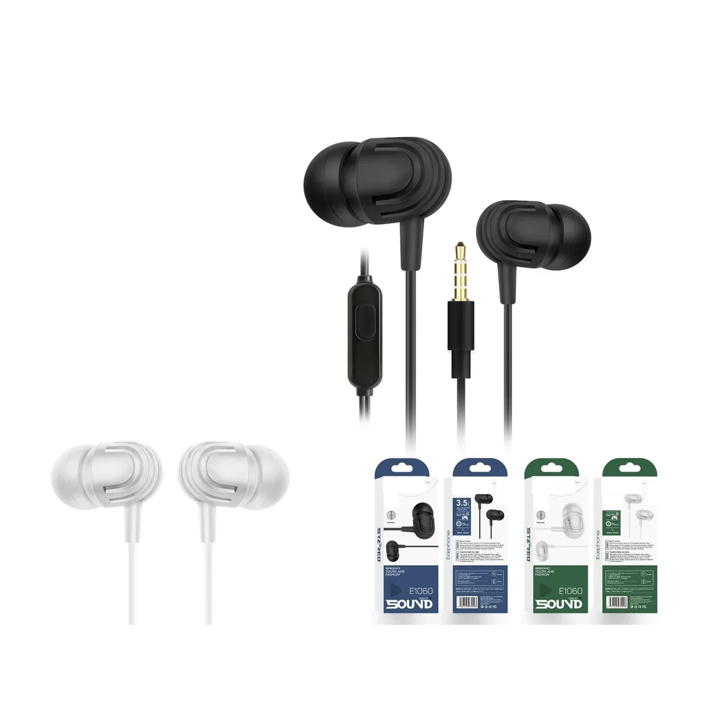 Auriculares con cable y microfono conector 3.5mm