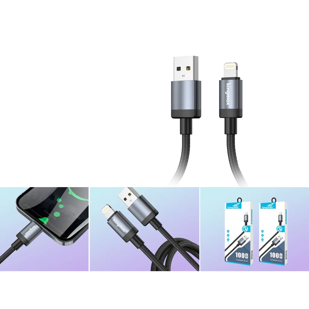 Cable USB a Lightning 6.8A aleacion de aluminio 1M