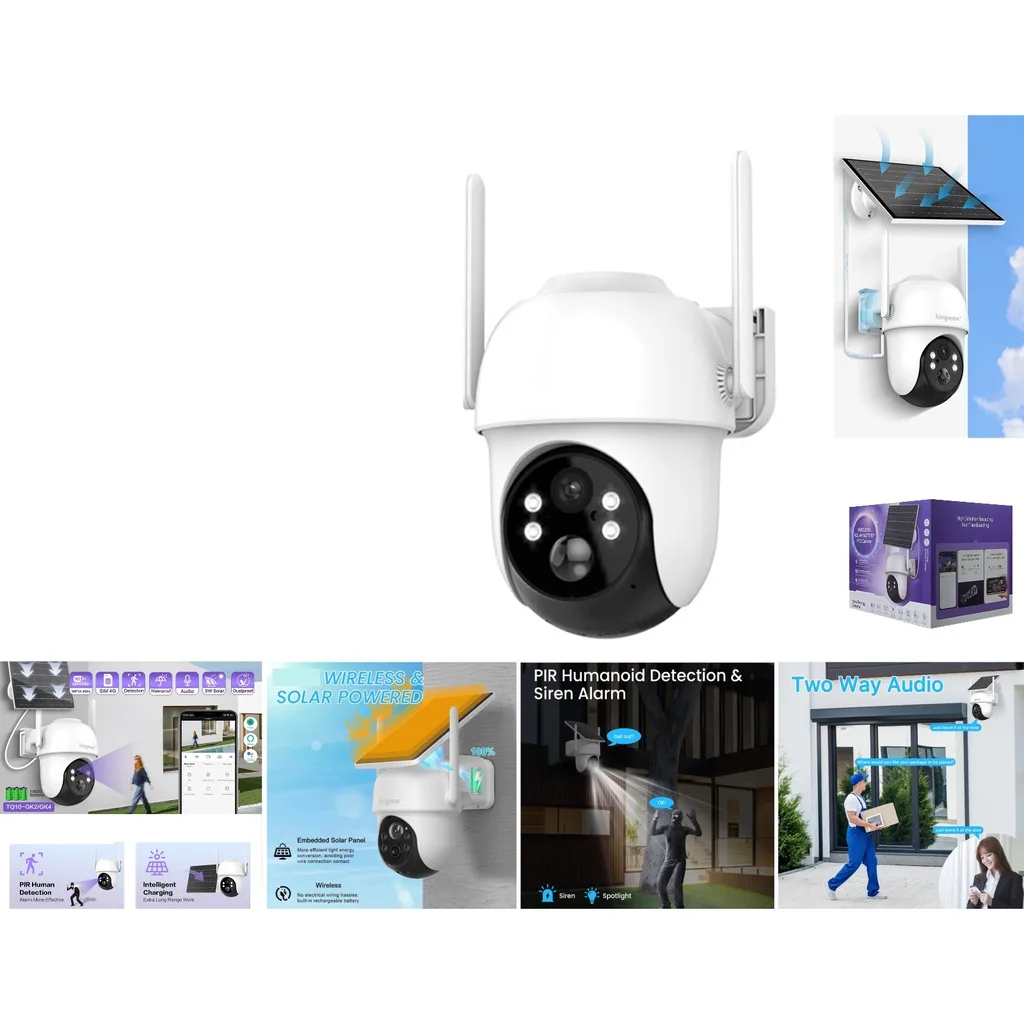 Camara de seguridad solar 4G LTE 4MP exterior