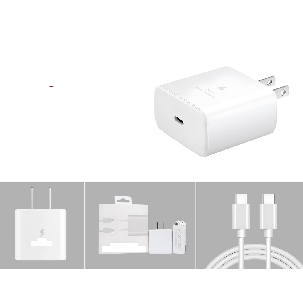 Cargador de pared carga rapida 45W Type-C con cable