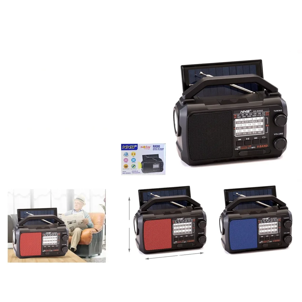 Radio solar Bluetooth multibanda FM AM SW