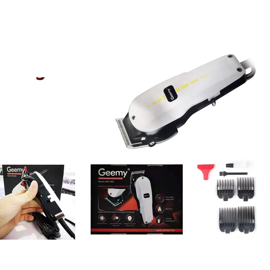 Maquina cortadora de cabello con cable blanca - Modelo GM-1021