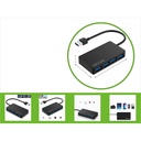 Hub USB 3.0 de 4 puertos alta velocidad