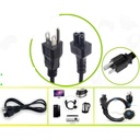 Cable de corriente tipo trebol 1.5M para laptop