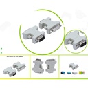 Adaptador DVI 24+5 hembra a VGA macho