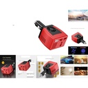 Inversor de corriente para vehiculo 150W 12V a 110V/220V con puerto USB