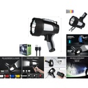 Linterna reflector LED recargable de alta potencia