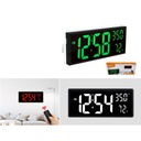 Reloj de pared LED digital con hora, fecha, dia y temperatura