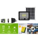 Reflector solar LED 200W con panel solar IP67