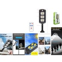 Luz solar de calle todo en uno con sensor infrarrojo y control remoto