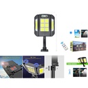 Lampara solar LED COB con sensor de movimiento y control remoto