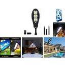 Luz solar de calle con sensor infrarrojo 3 cuentas y control remoto