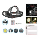 Faro de cabeza LED P50 recargable USB impermeable