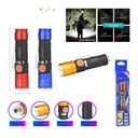 Linterna recargable USB con zoom telescopico XPE LED