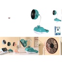 Ventilador de mesa flexible diseno ballena