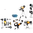 Telescopio astronomico con tripode